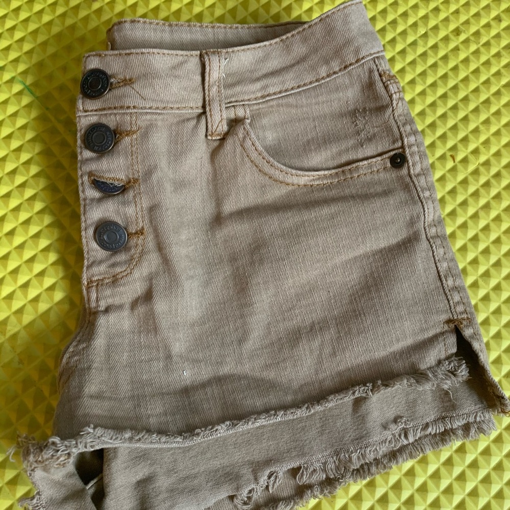 Beige Shorts